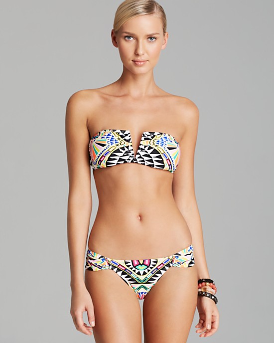 best bathing suits 2014 swim wear bandeau strapless mara hoffman best swimwear best bikinis best swimsuits 