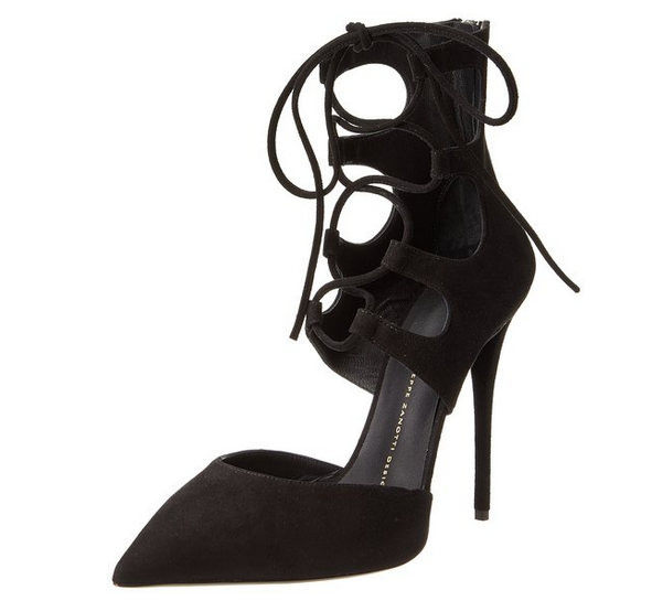 giuseppe zanotti shoes heels black 2014