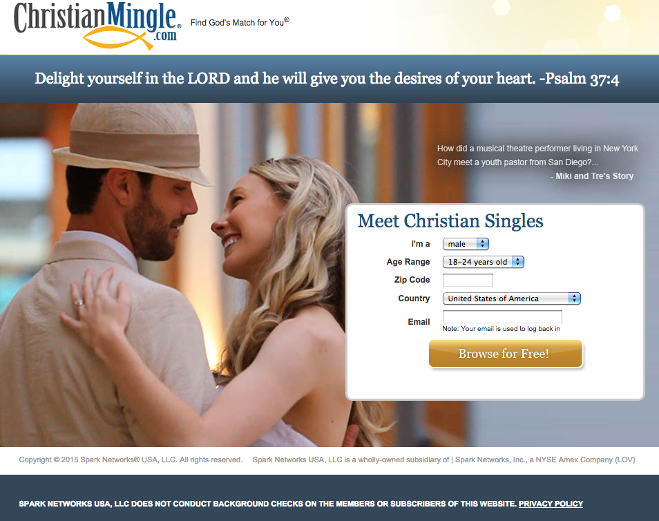 Free dating sites for christians